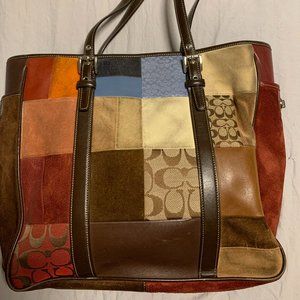 Coach Patchwork Library Tote